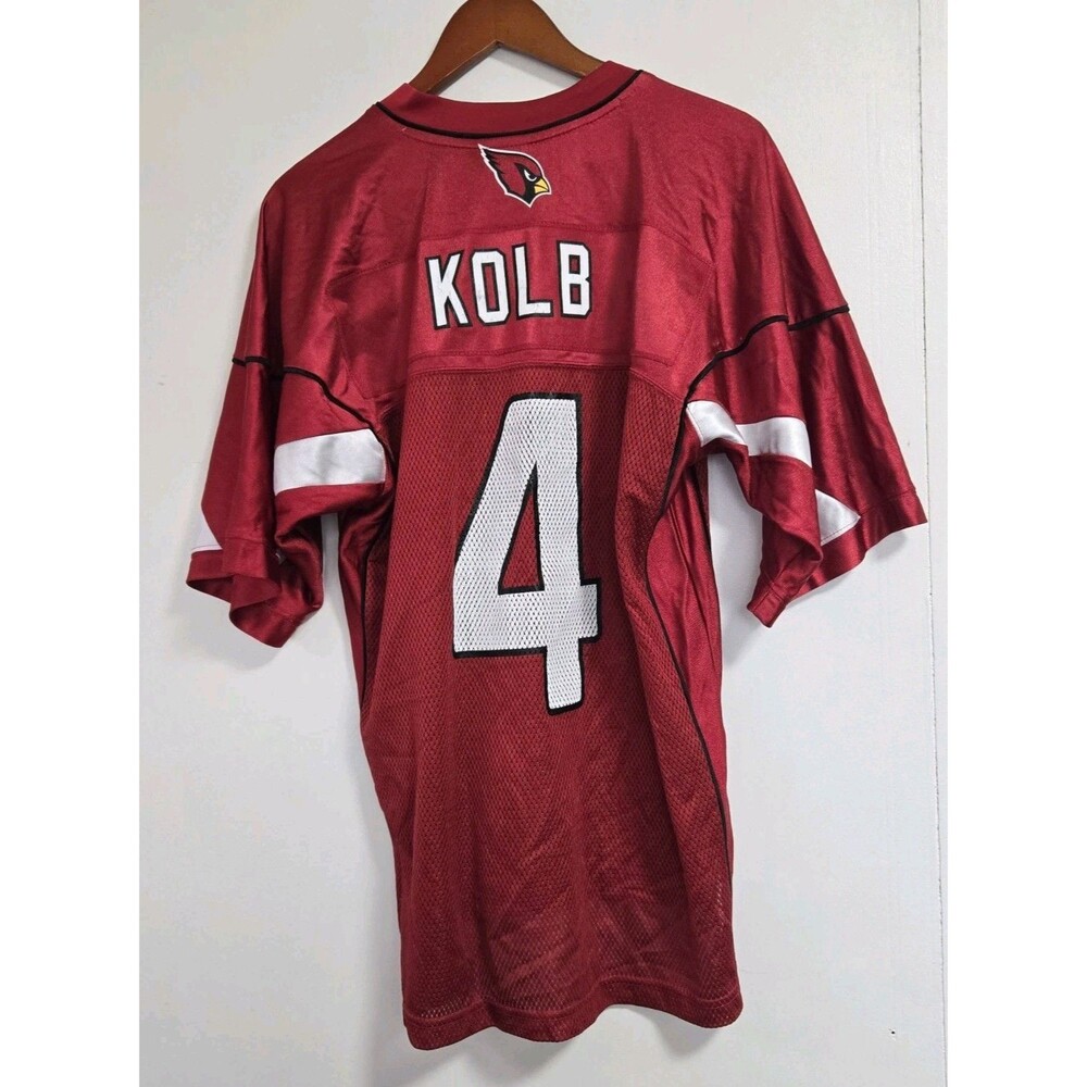 Kevin Kolb Jersey Arizona Cardinals Mens M‎ Reebok #4 On Field Red NFL Football